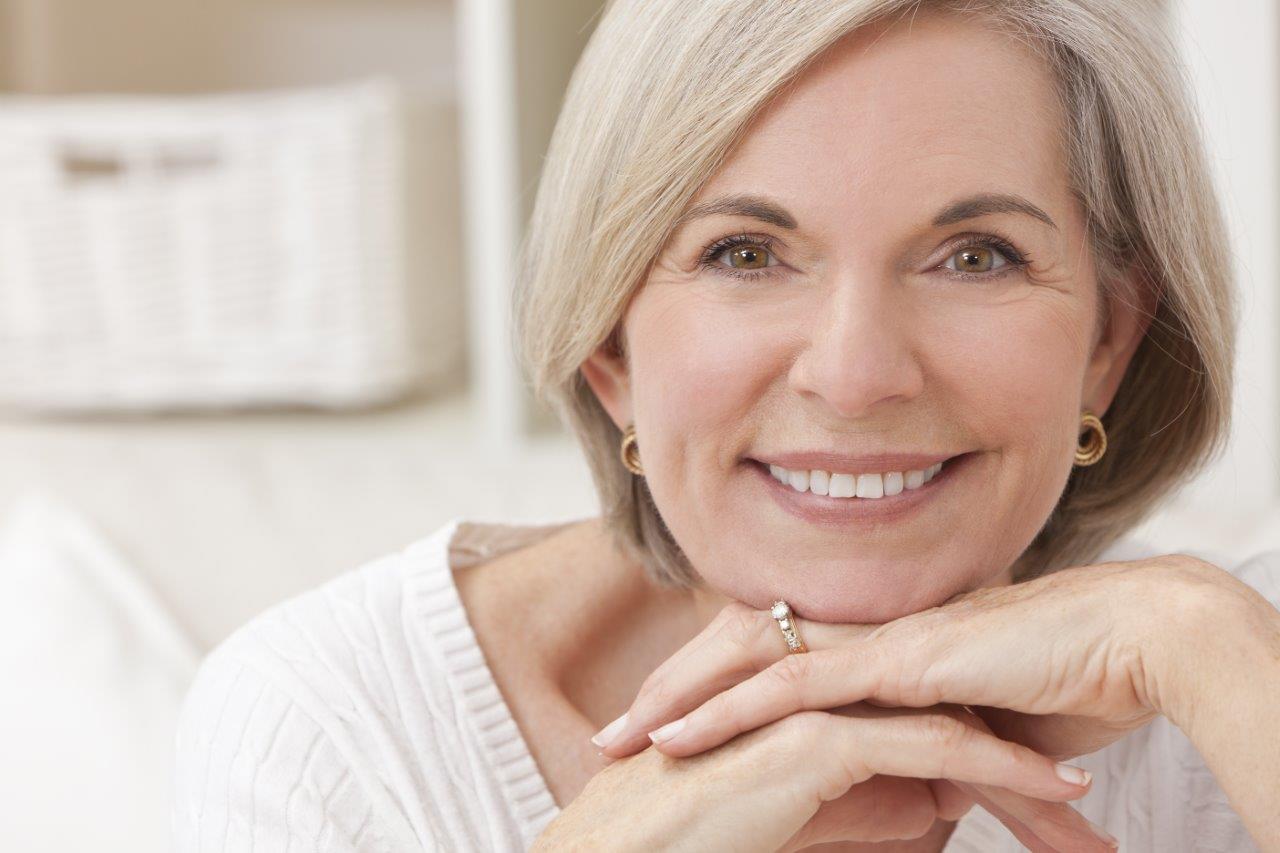 woman after receiving lasik surgery